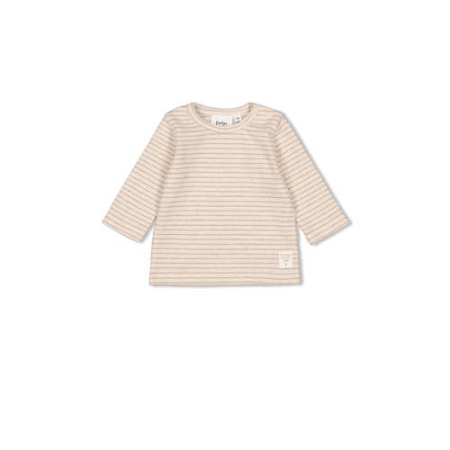 Feetje longsleeve taupe rib gebreid afbeelding
