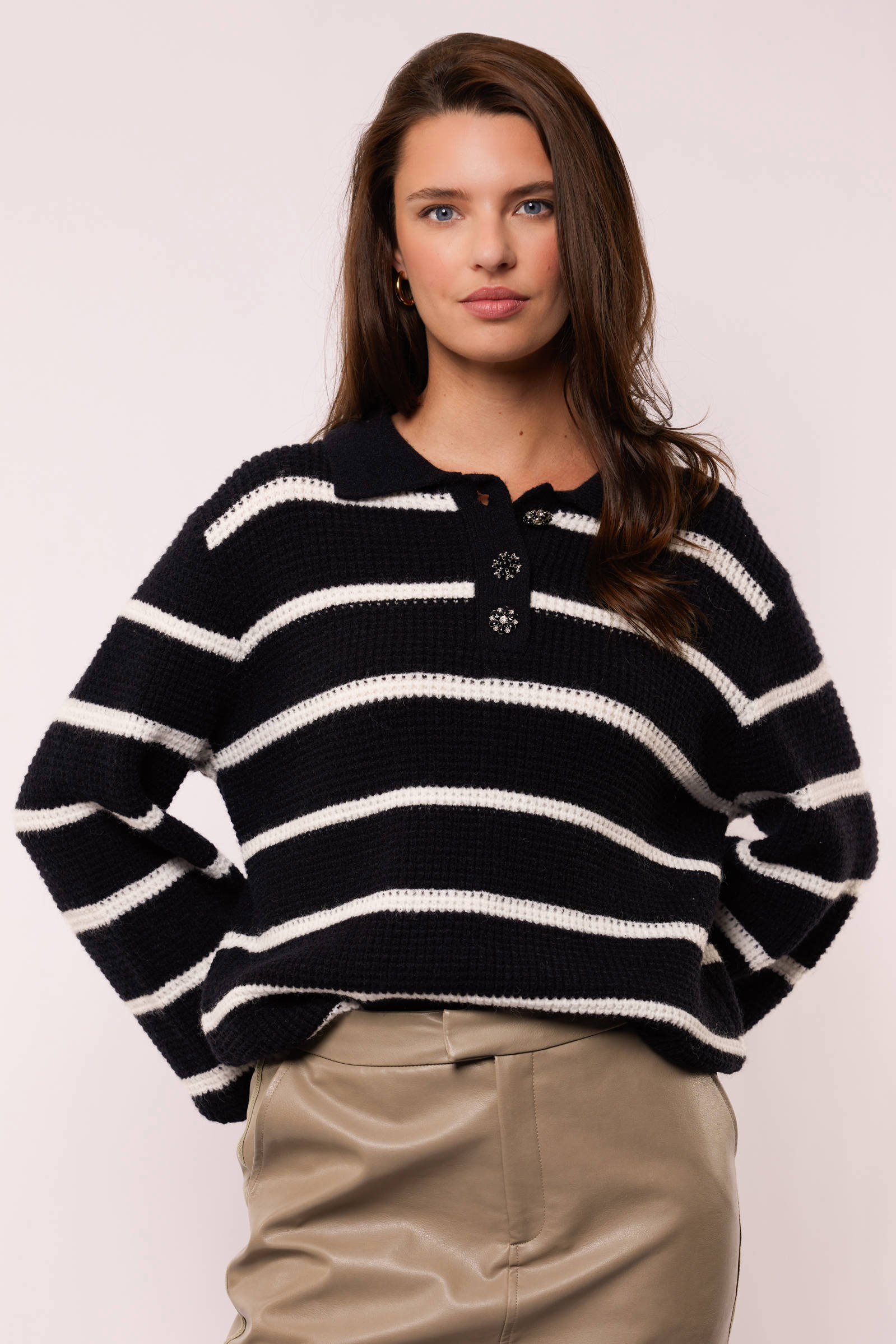 Dames Grof gebreide trui | MS Mode