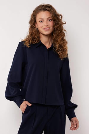 blouse donkerblauw
