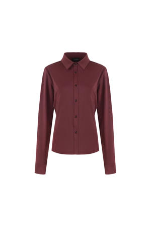 blouse donkerrood