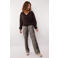 G-maxx travelstof wide leg high waist casual broek