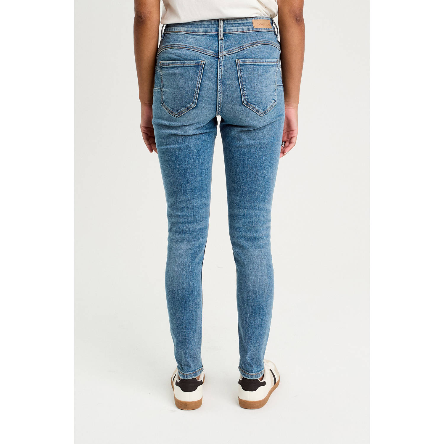 Cache skinny jeans medium blue denim
