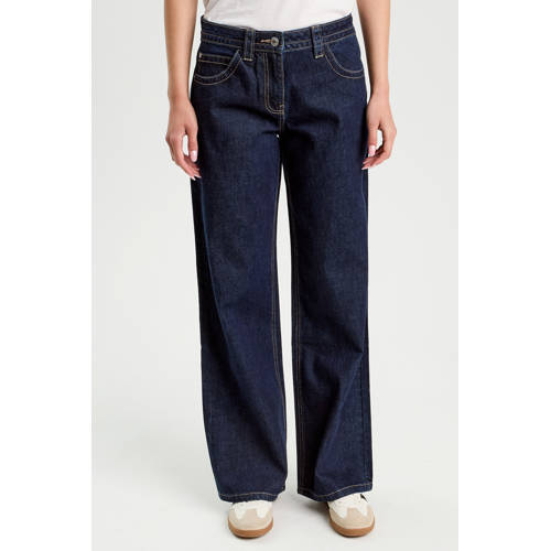 Cache Cache wide leg jeans donkerblauw afbeelding