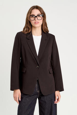 regular blazer zwart
