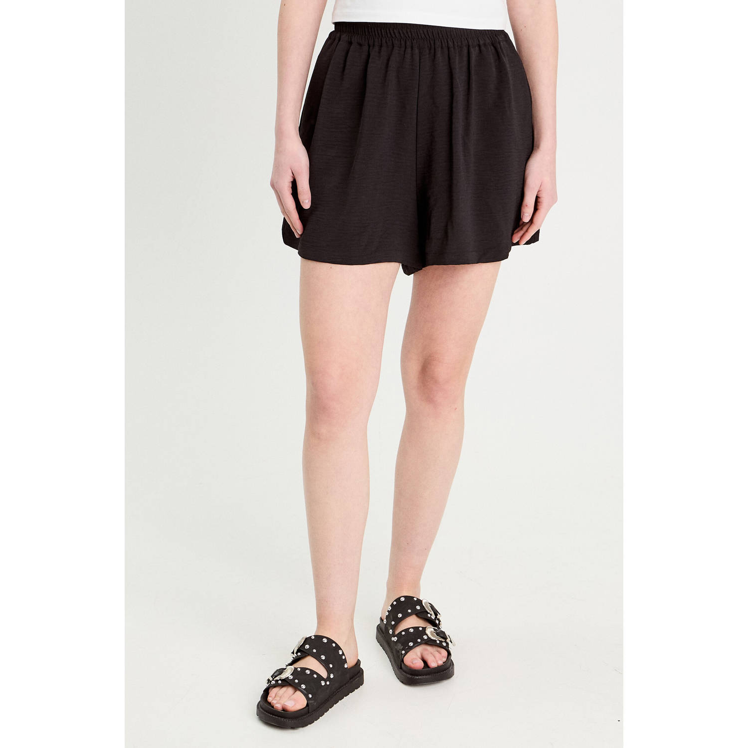 Cache regular waist casual short zwart