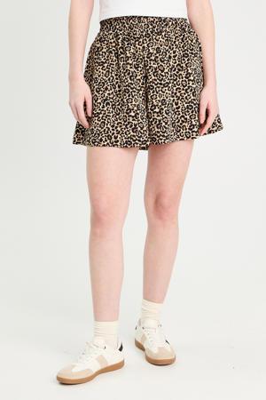 regular waist casual short beige