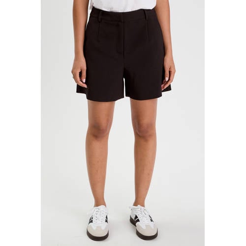 Cache Cache wide leg high waist casual short zwart afbeelding