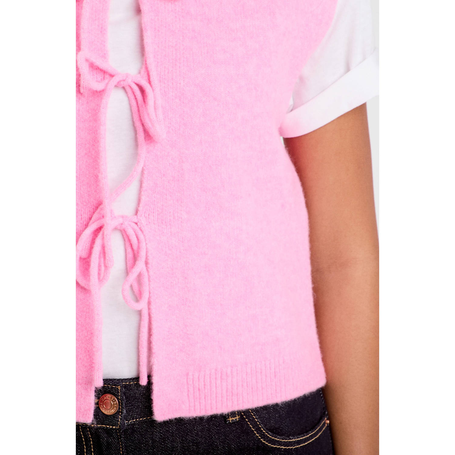 Cache gilet roze