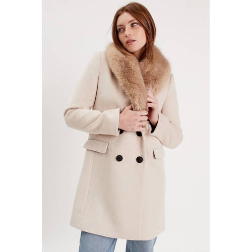 Cache Cache wollen manteljas beige afbeelding