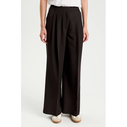 Cache Cache wide leg high waist pantalon zwart afbeelding