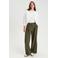 Cache Cache wide leg high waist pantalon donkergroen