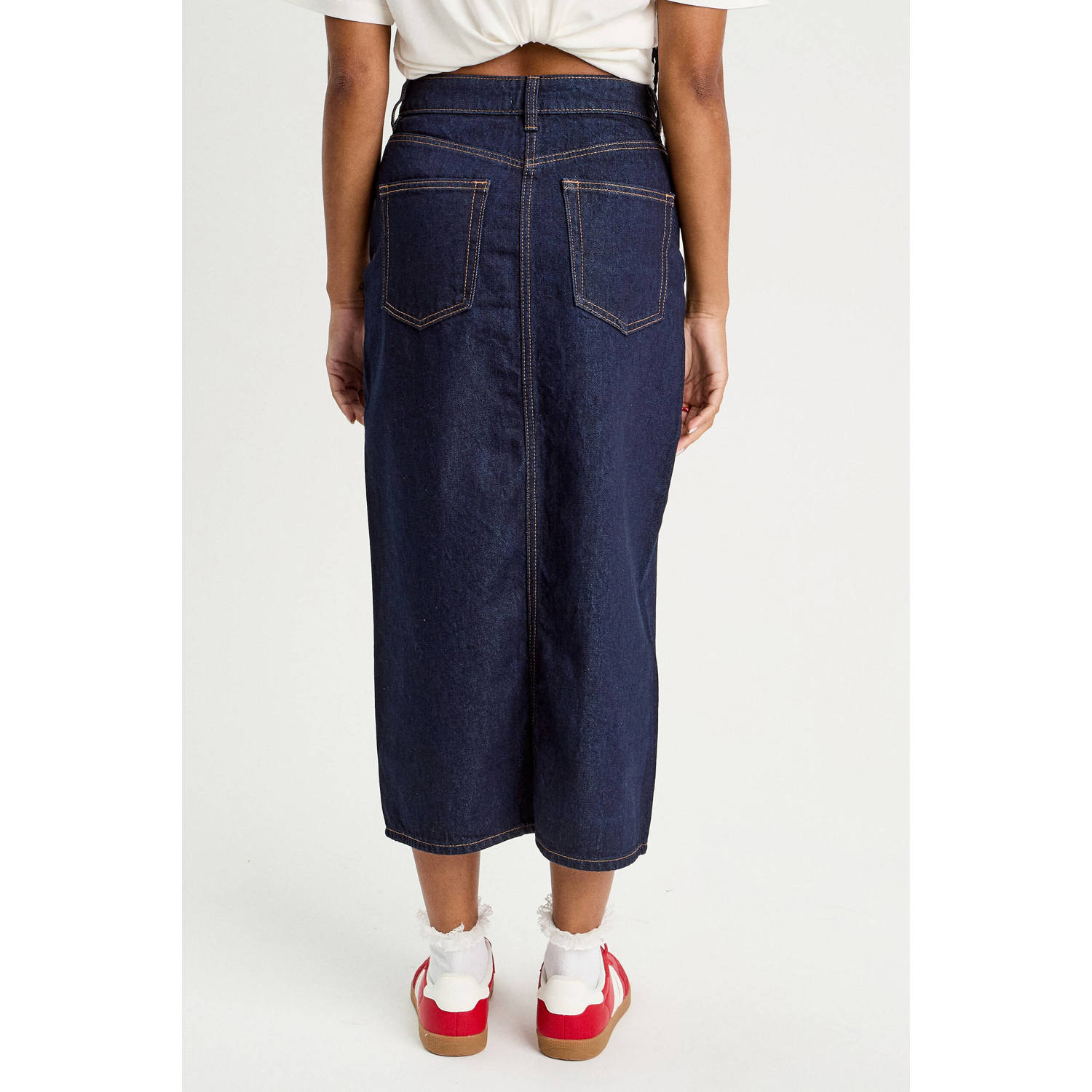 Cache denim spijkerrok donkerblauw