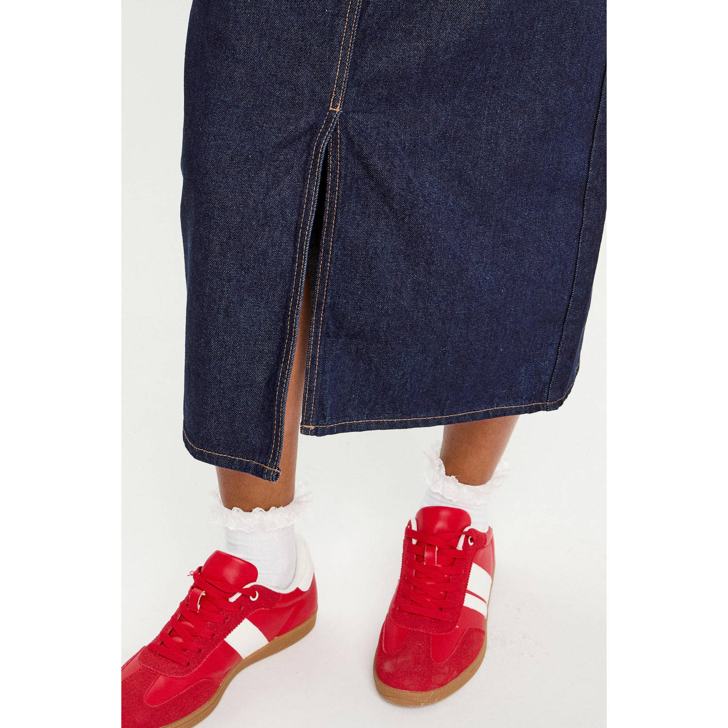 Cache denim spijkerrok donkerblauw