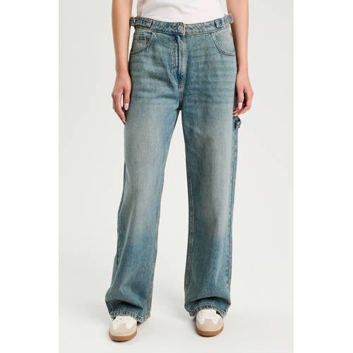 Cache Cache wide leg jeans medium blue denim afbeelding