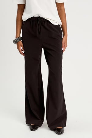 high waist broek zwart