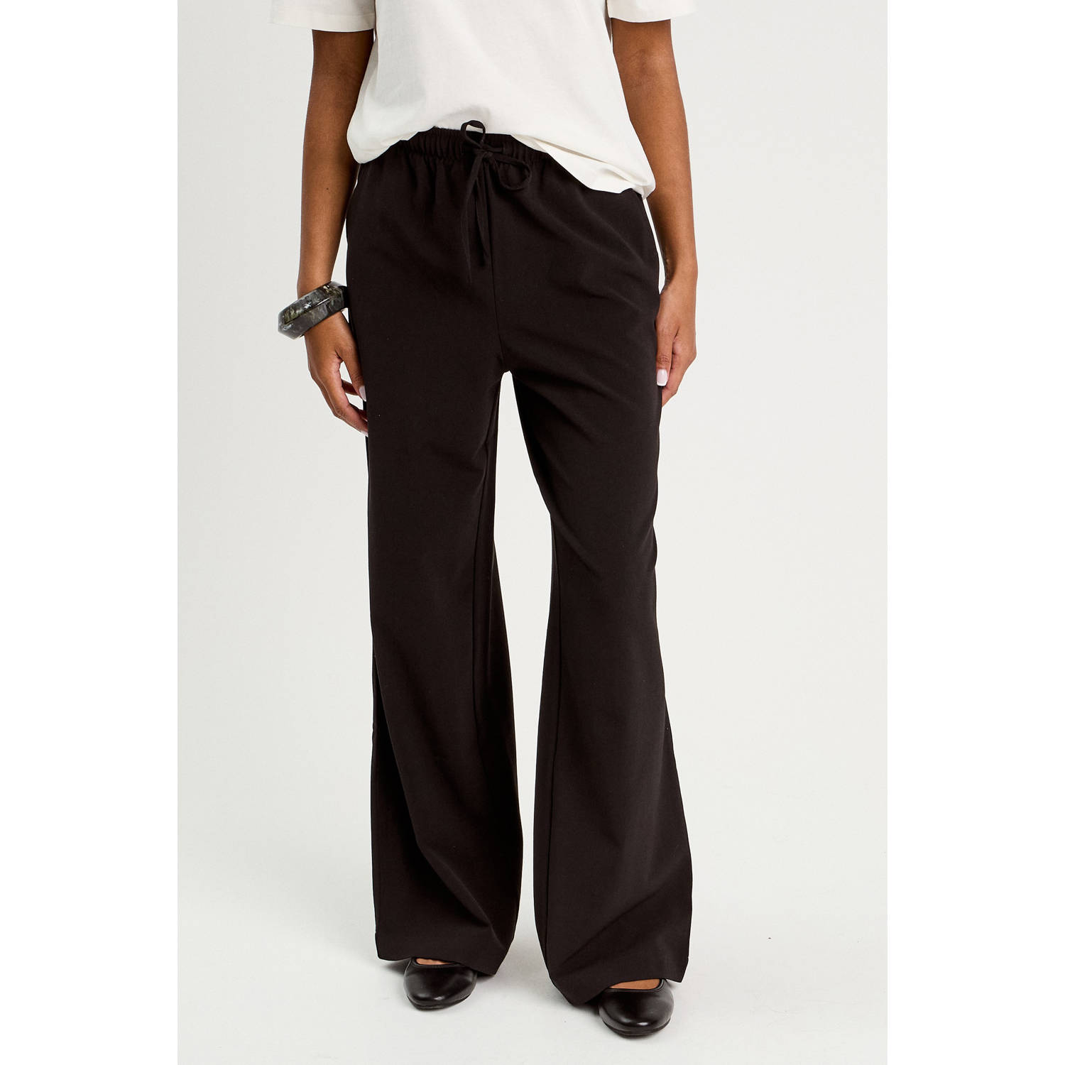 Cache high waist broek zwart