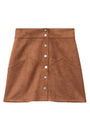 thumbnail: Cache Cache suede korte rok camel
