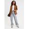 Cache Cache straight leg jeans grey denim