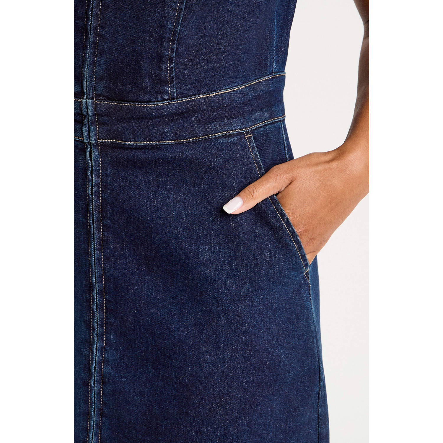 Cache denim spijkerjurk dark blue denim