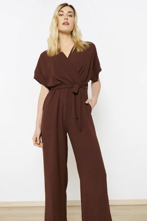 donkerbruin jumpsuit