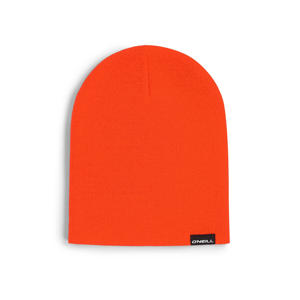 fijn gebreide muts rood