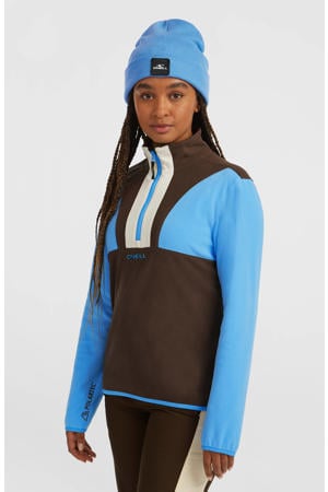 fleece skipully FWC'Cruz Triple Polartec® blauw/bruin/ecru