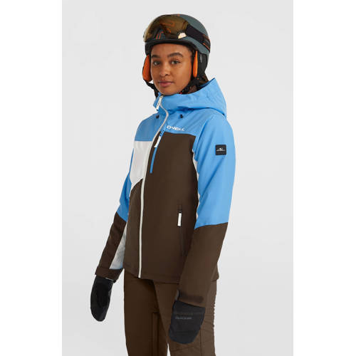 O'Neill ski-jas FWC'Cruz Triple blauw/bruin/ecru afbeelding