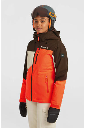 ski-jas FWC'Cruz Triple donkerbruin/oranje/ecru