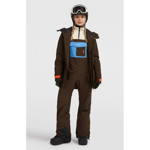 O'Neill skisjalopette FWC'Peak Bib bruin/blauw afbeelding