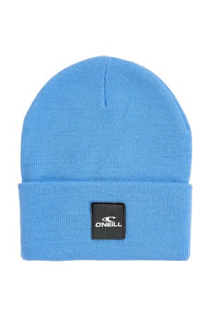 muts met logo blauw
