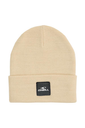 muts met logo beige