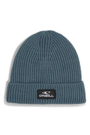muts met logo blauw
