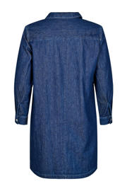 thumbnail: Zizzi denim A-lijn jurk dark blue denim