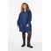 Zizzi denim A-lijn jurk dark blue denim