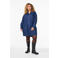Zizzi denim A-lijn jurk dark blue denim