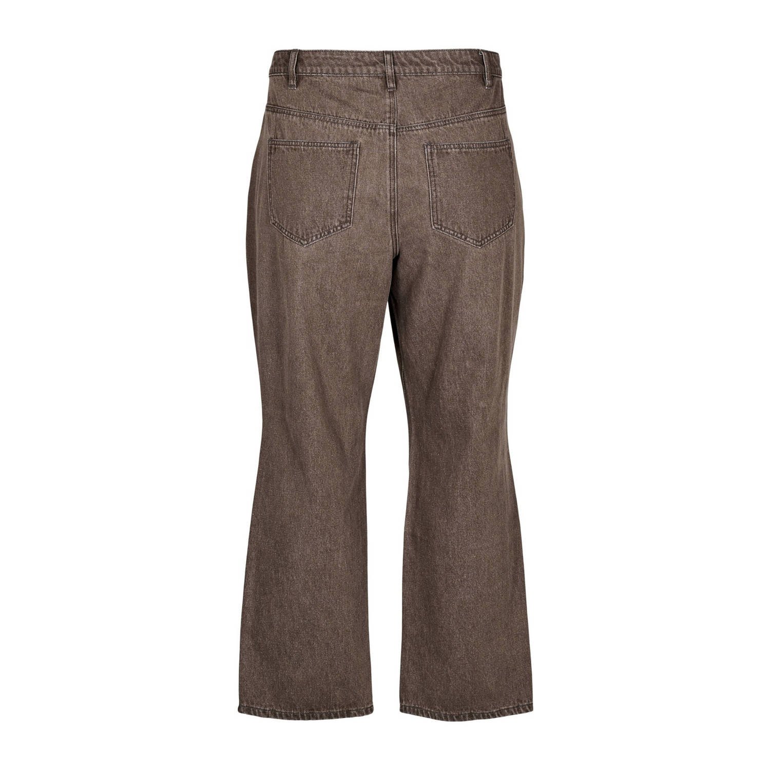 Zizzi straight leg jeans bruin