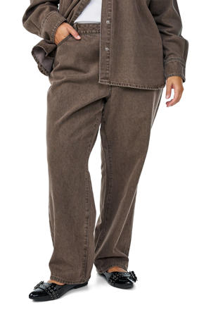 straight leg jeans bruin