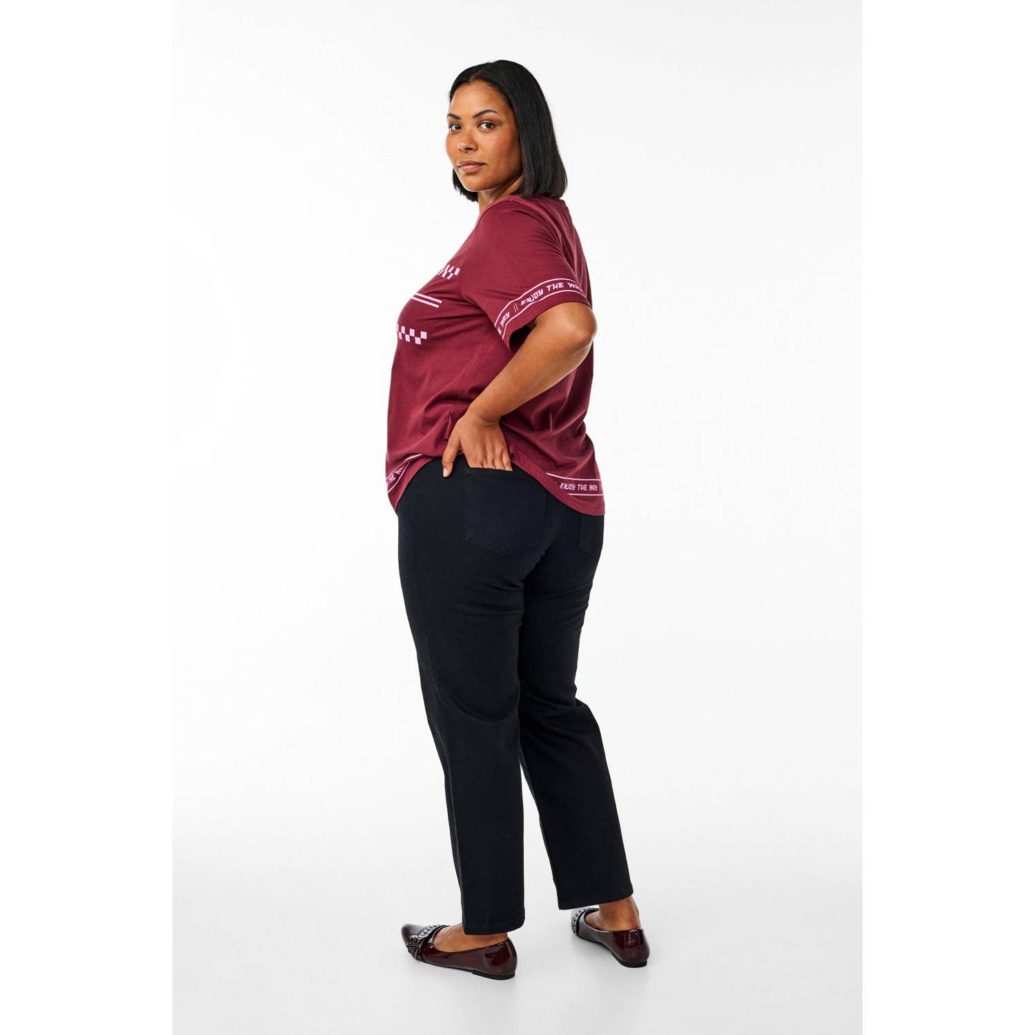 Zizzi high waist straight leg jeans