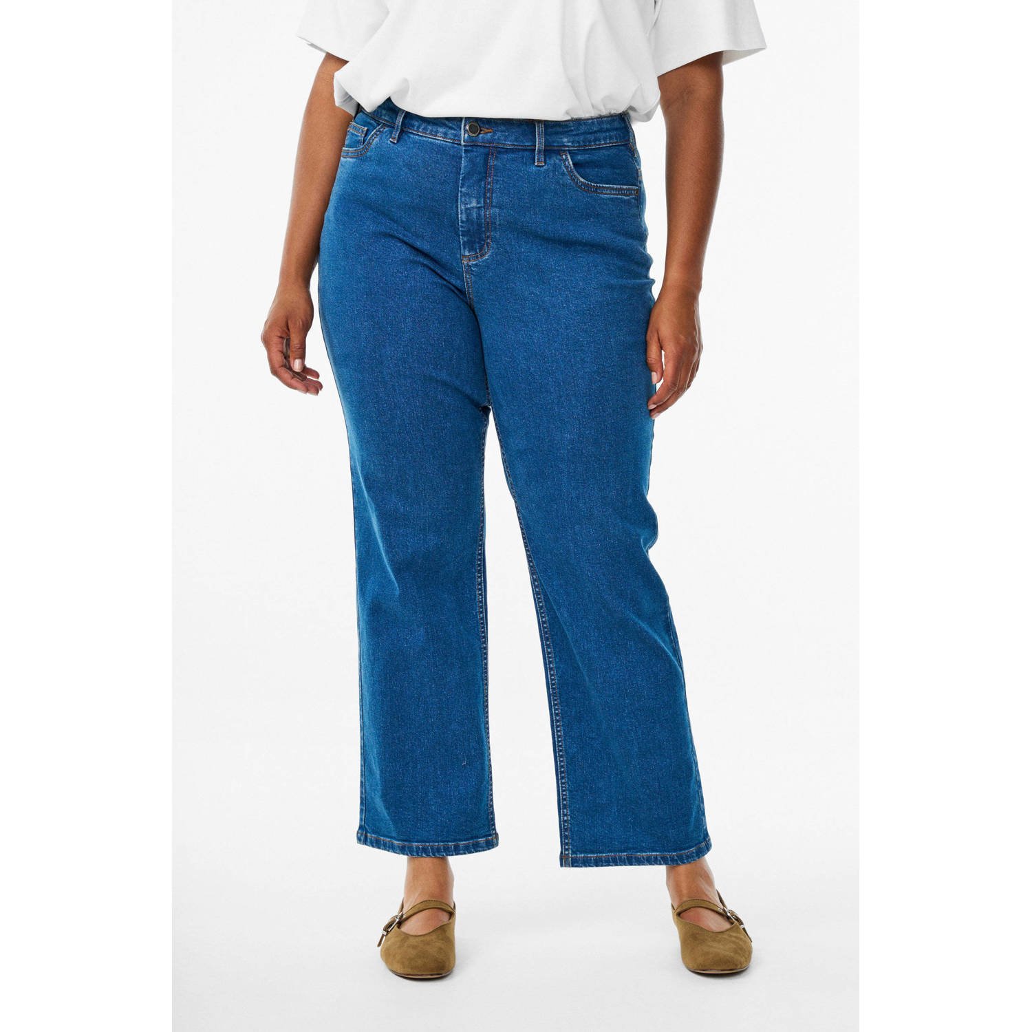 Zizzi high waist straight leg jeans