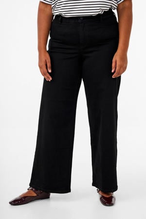 high waist wide leg jeans