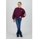 Raizzed sweater donkerrood