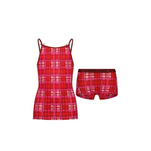 Vingino singlet + short rood