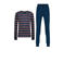 Vingino   pyjama donkerblauw/rood/wit