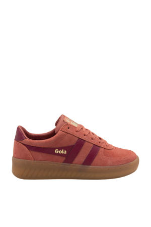Grandslam suède sneakers roze/bordeaux