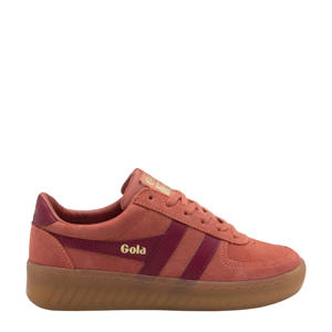 Grandslam suède sneakers roze/bordeaux