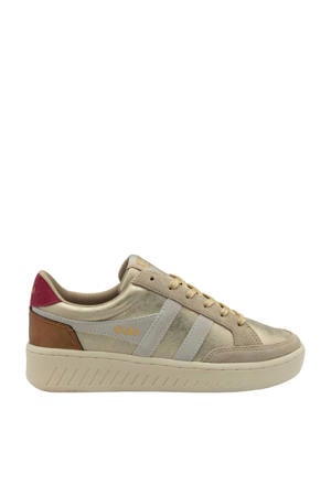 Superslam Blaze II leren sneakers goud