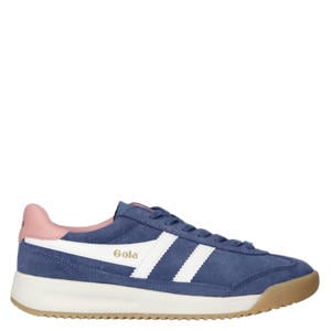 Stadia '86 suède sneakers donkerblauw