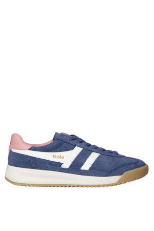 Stadia '86 suède sneakers donkerblauw