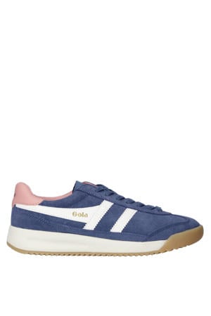 Stadia '86 suède sneakers donkerblauw