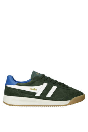 Tornado '88 suède sneakers donkergroen